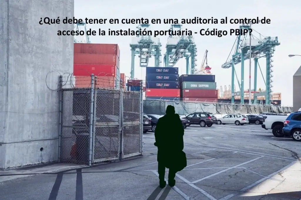 ¿Qué debe tener en cuenta en una auditoria al control de acceso de la instalación portuaria - Código PBIP?